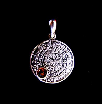 PHAISTUS DISK PENDANT.   SP12026PEND