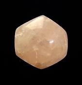 ROSE QUARTZ POLISHED HEXAGONAL SECTION CRYSTAL WITH ROUNDED ENDS.   SP12903POL