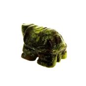 CARVING OF A TORTOISE IN DRAGON'S BLOOD JASPER.   SP14016POL