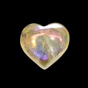 ANGEL AURA QUARTZ PUFF HEART.   SP14633POL