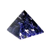 GEMSTONE PYRAMID IN SODALITE.   SP14885POL