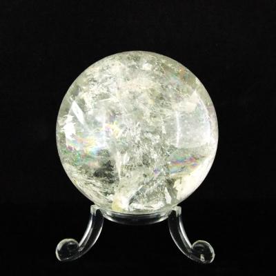 Gemstone Sphere in Rainbow Quartz.   SP15731POL