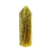Yellow Banded Fluorite Fully Polished Point/ Tower Specimen.   SP16041POL