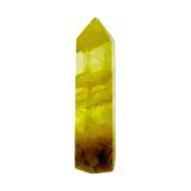 Yellow Banded Fluorite Fully Polished Point/ Tower Specimen.   SP16453POL