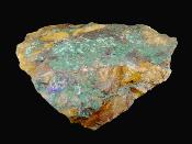 Azurite With Malachite Formations On Matrix Specimen.   SP16765SLF
