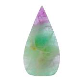 Fully Polished Flame Carving In Purple/ Green Fluorite.   SP16852POL
