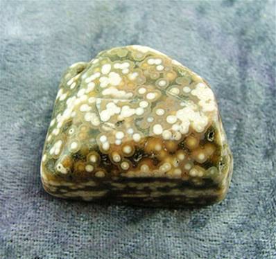 ORBICULAR JASPER POLISHED PEBBLE SPECIMEN (MADAGASCAR). SP6496POL