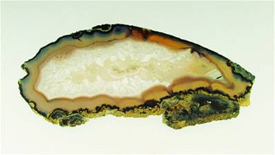 AGATE SLICE SPECIMEN. SP7046POL