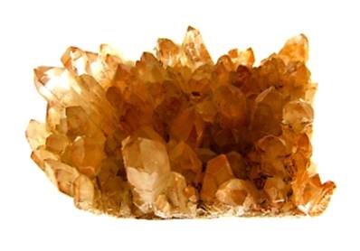 TANGERINE QUARTZ CLUSTER/ DRUZE PLATE SPECIMEN. SP9554