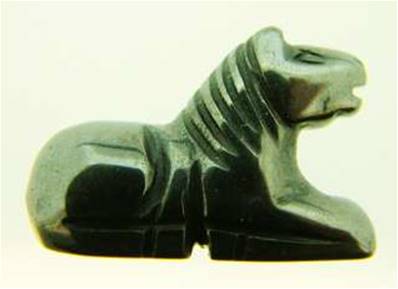 HORSE CARVING IN HEMATITE. SPR3966POL