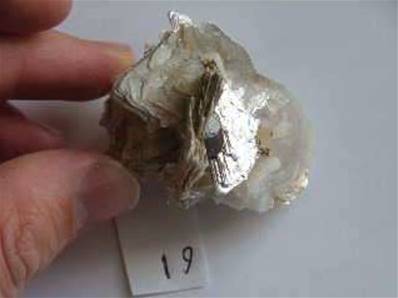 GARNET AND MICA IN QUARTZ SPECIMEN SP019 5X4CM