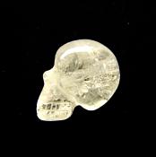 SKULL CARVING IN QUARTZ.   SP12658POL