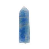 BLUE FLUORITE FULLY POLISHED POINT SPECIMEN.   SP14601POL