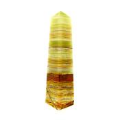 GEMSTONE OBELISK IN ONYX.   SP15010POL