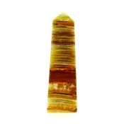 GEMSTONE OBELISK IN ONYX.   SP15011POL