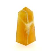 GEMSTONE OBELISK IN HONEY CALCITE.   SP15015POL
