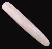 Rose Quartz Faceted And Tapered Massage/ Healing Wand.   SP15930POL