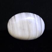 Mangano Calcite polished oval Thumb or Palm Stone.   SP16195POL