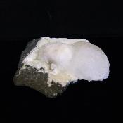 Okenite with Calcite on Matrix Raw Crystal Specimen.   SP16274