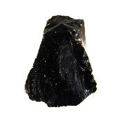 Fractured Black Obsidian Raw Crystal Specimen. SP16281SLF