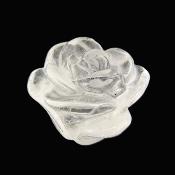 Rose Flower Head Carving In Quartz.   SP16291POL