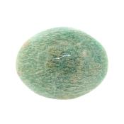 Oval Shape Fully Polished Palm Stone in Green Moonstone.   SP16325POL