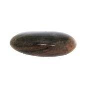 Oval Shape Fully Polished Palm Stone in Black Moonstone.   SP16328POL