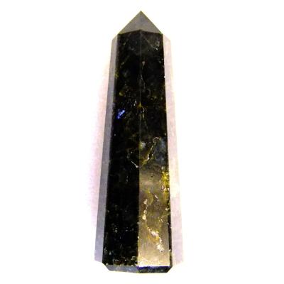 Larvikite Fully Polished Faceted Point/ Tower Specimen.   SP16557POL