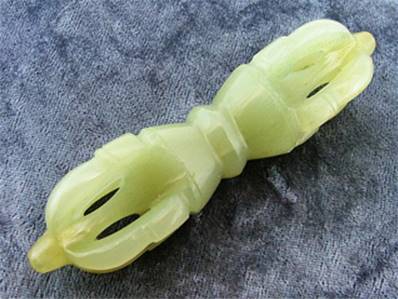 VAJRA WAND IN GREEN AVENTURINE SP4816