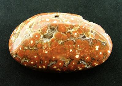 ORBICULAR JASPER POLISHED PEBBLE SPECIMEN (MADAGASCAR). SP5327POL