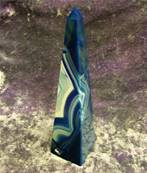 ONE OFF AGATE OBELISK IN BLUE. SP6700POL