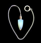 OPALITE BULLET STYLE HEALING POINT PENDULUM.   SPR12664