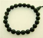 POWER BEAD BRACELET IN BLACK OBSIDIAN.    SPR986BR