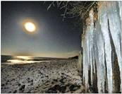 'Mid Winters Night Moon' by Danny Hickling A6 Art Print