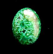 MALACHITE DOME POLISHED OVAL CABOCHON.   SP11022POL