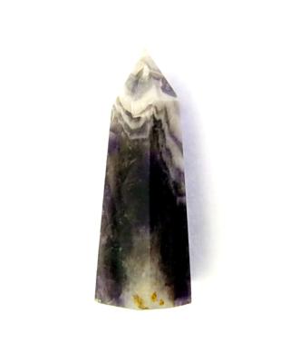 CHEVRON AMETHYST POLISHED POINT SPECIMEN.   SP12351POL