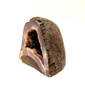 Amethyst With Agate Mini Cave Featuring Cut And Polished Front Face.   SP13088CAV