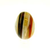 GEMSTONE EGG IN BANDED RED AGATE.   SP14177POL