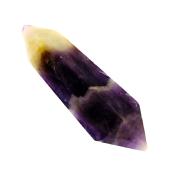 CHEVRON AMETHYST DOUBLE TERMINATED POLISHED POINT SPECIMEN.   SP14435POL