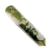 MOSS AGATE MASSAGE/ HEALING WAND SPECIMEN.   SP14621POL