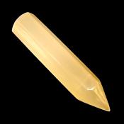 GEMSTONE PENCIL POINT IN MANGANO CALCITE.   SP15030POL