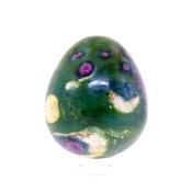 Ruby in Fuchsite Gemstone Egg.   SP15488POL