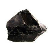 Fractured Black Obsidian Raw Crystal Specimen. SP16281SLF