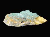 Azurite With Malachite Formations On Matrix Specimen.   SP16761