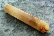 QUARTZ DOUBLE TERMINATED HEALING WAND. SP5233POL