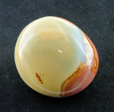 POLYCHROME JASPER POLISHED PEBBLE/ PALMSTONE. SP6805POL