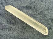 DOUBLE TERMINATED MILKY QUARTZ POINT/ WAND SPECIMEN. SP7988