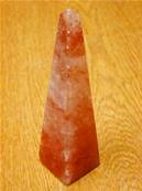 HEMATITE IN QUARTZ OBILISK. SP8539POL