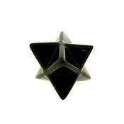 MERKABA STAR IN BLACK ONYX.   SPR13304POL