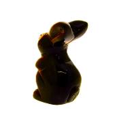 Gemstone Carving Of A Rabbit (Large Size) In Tiger's Eye.   SPR16927POL
